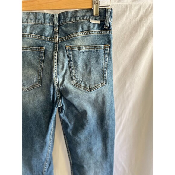 Boyish Cropped button fly distressed raw hem jeans size 27 - Picture 7 of 8